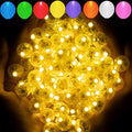 Aogist 50pcs Yellow Balloon Lights, Long Standby Time Waterproof Mini Light by Aogist