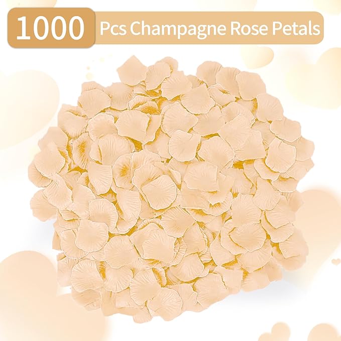 1000 Pcs Artificial Fake Rose Petals, Flower Petals - Image 2
