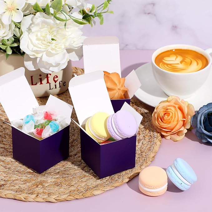 Jutom 100 Pcs Mini Favor Boxes Extra Small Candy Boxes Paper - Image 4
