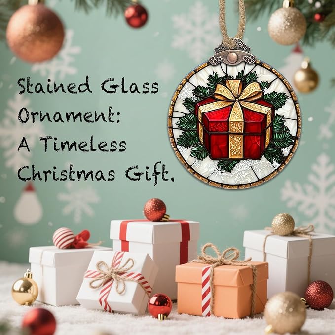 Stained Glass Christmas Decorations - Image 7