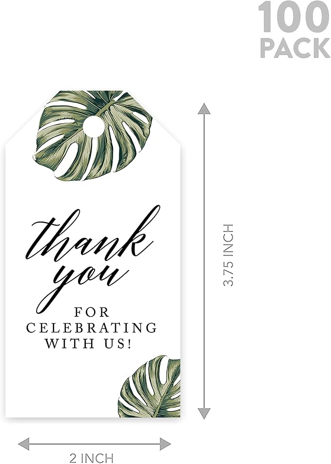 Andaz Press 100-Pack Thank You for Celebrating - Image 5