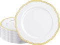 Hioasis 60pcs Gold Plastic Plates by Hioasis