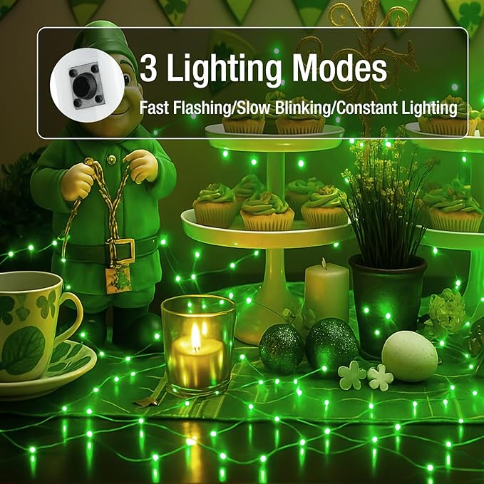 6 Pack Fairy Lights Battery Operated - 7ft 20 Led Twinkle Lights 3 Modes - Image 2