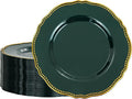 Hioasis 60pcs Green Plastic Plates by Hioasis