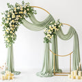 Wedding Arch Draping Fabric 29" x 19Ft Sheer Drapes by IONTACH