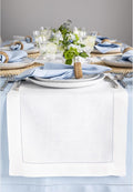 Solino Home Linen White Table Runner 48 Inches by SolinoHome