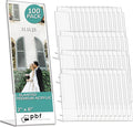 pbf PHOTO BOOTH FRAMES 2x6 Acrylic Sign Holder | 2 x 6 Vertical Stand Up by pbfPHOTOBOOTHFRAMES