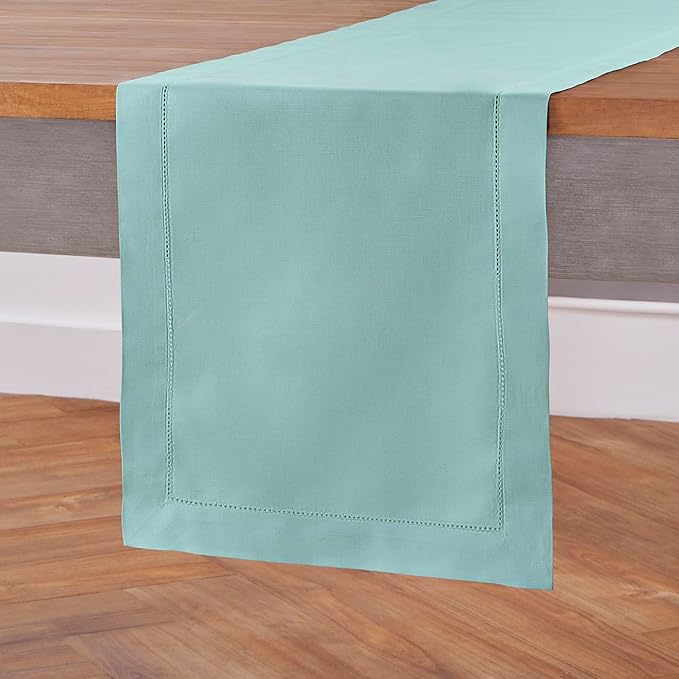 Solino Home Cotton Linen Table Runner 60 Inches - Image 4