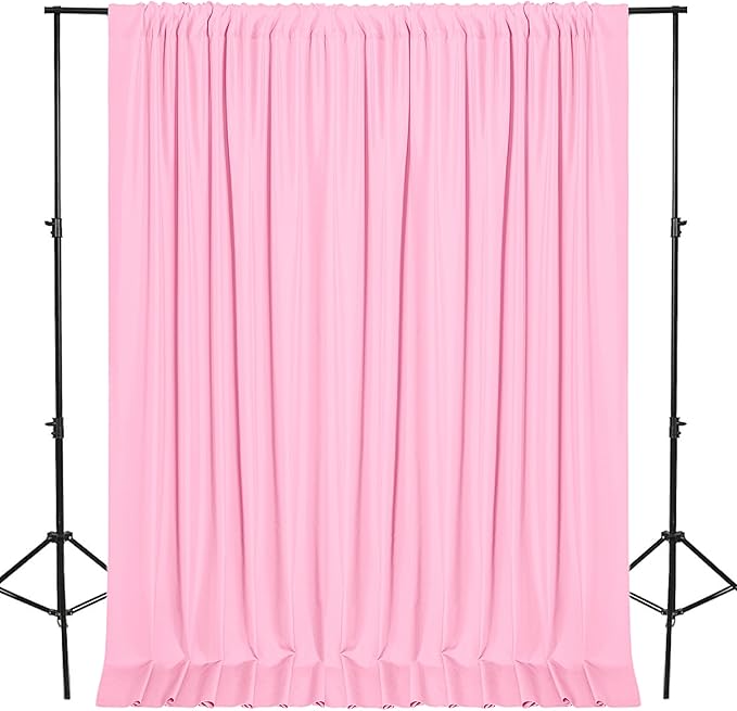 DWCN 10x7 FT Pink Backdrop Curtains by DWCN