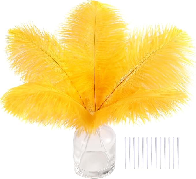SOGUGOM Gold Craft Ostrich Feathers by SOGUGOM