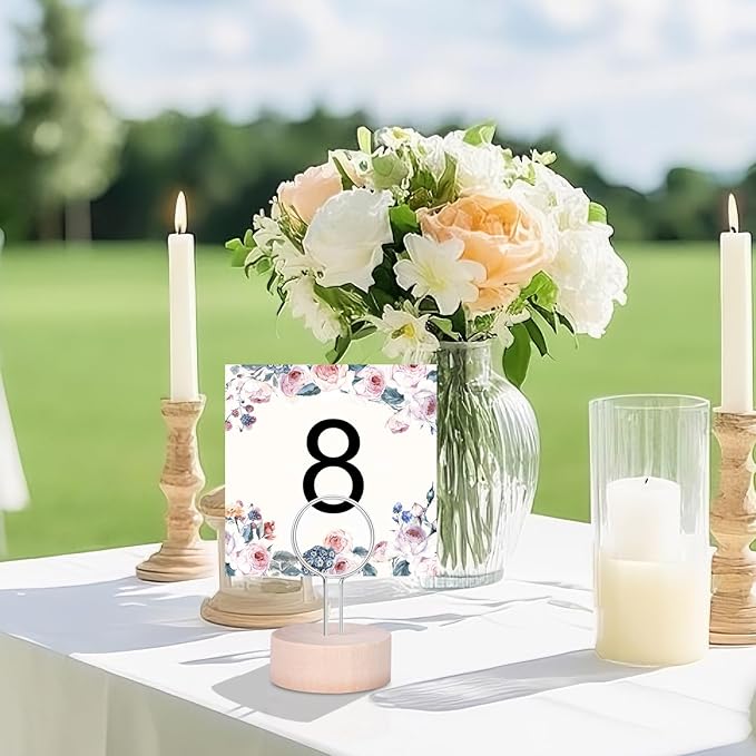 Table Number Holders Pack of 10 Metal Wire - Image 5