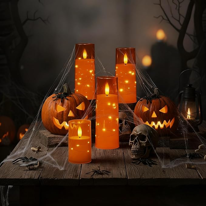 Raycare Flameless Candle with Remote Timer – 9 Flickering Acrylic Battery - Image 3