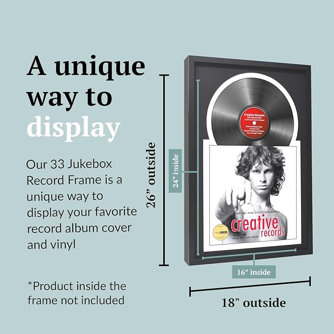 Creative Picture Frames 16" x 24" Jukebox Vinyl Frame Display - Image 2