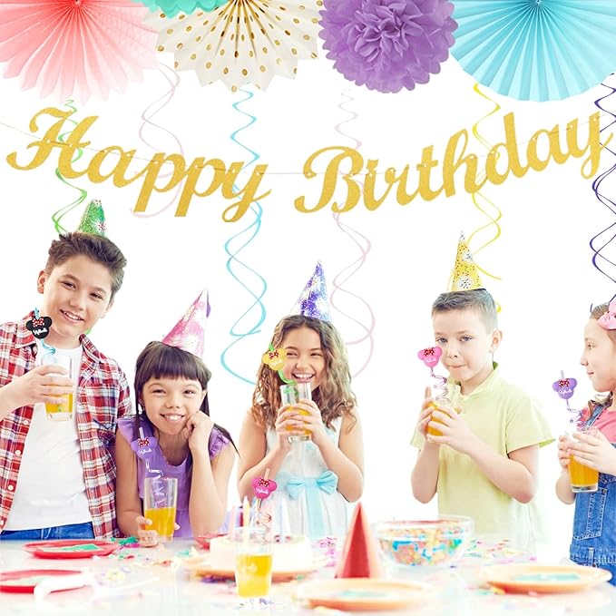 Pastel-Rainbow Classroom Girls Birthday Party-Decorations - Image 5