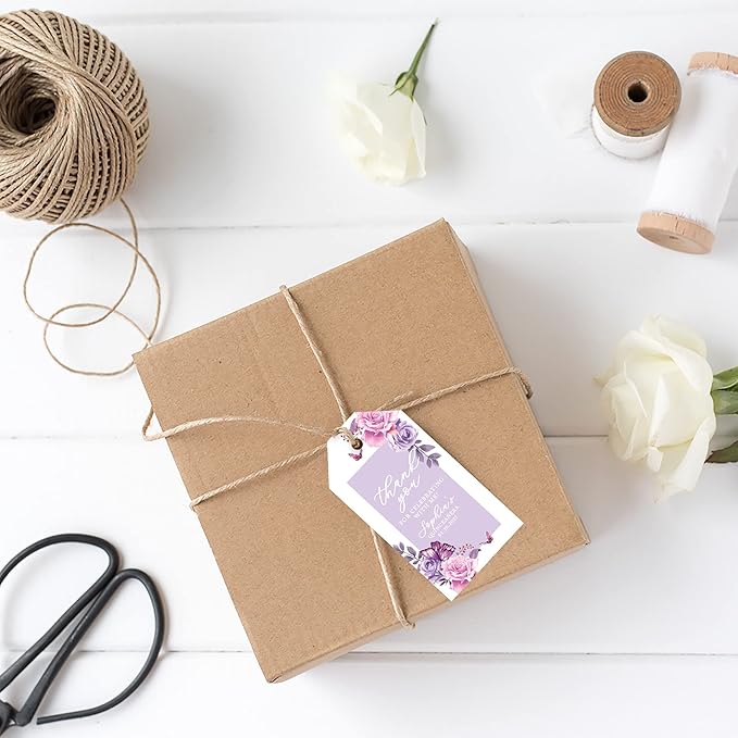 Andaz Press 40-Pack Personalized Quinceañera Favor Tags - Image 2