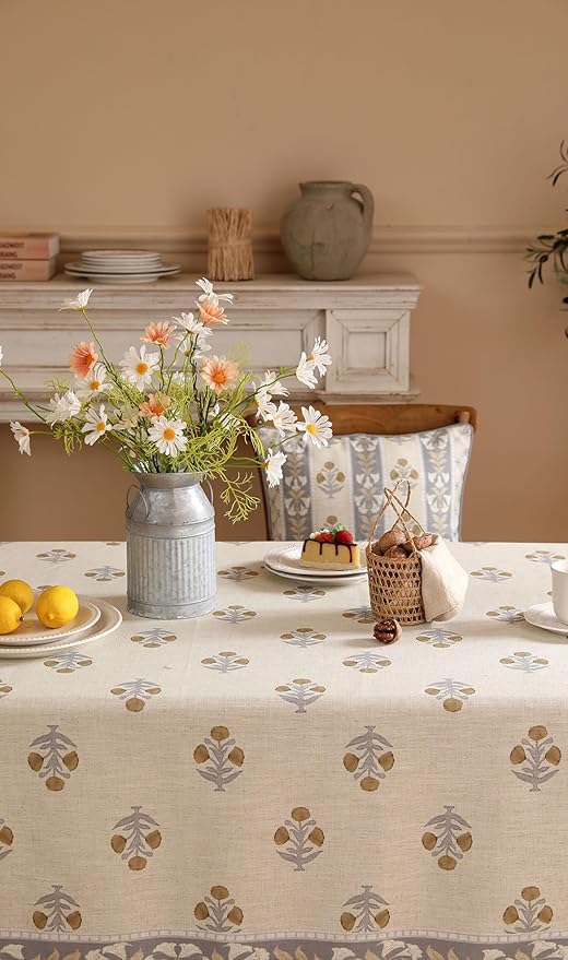 patdrea Designer Beige Tablecloth - Image 8