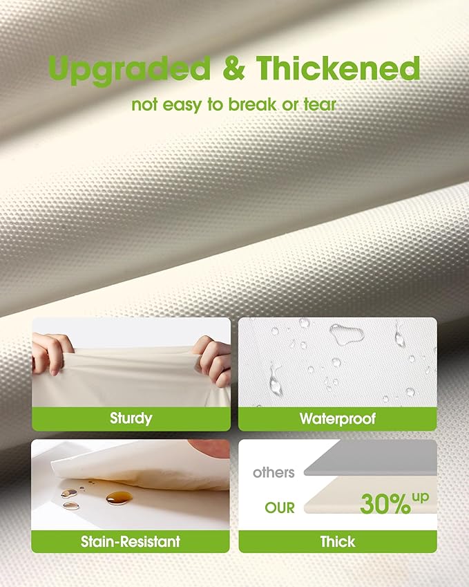 Pureegg Plastic Table Cloth Disposable 10 Pack, 54 x 108 Inch Table Cloths - Image 3