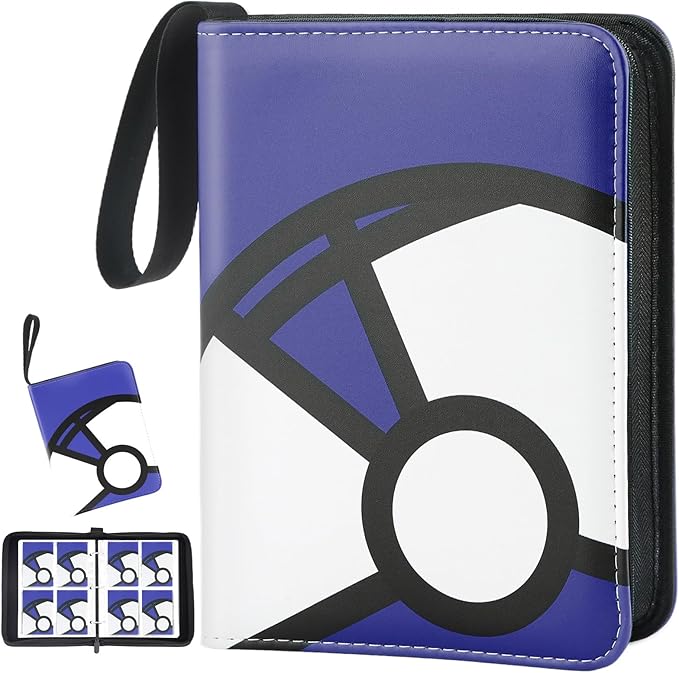 Trading Card Binder 4-Pockets, 400 Pockets Card Holder by LOYEE
