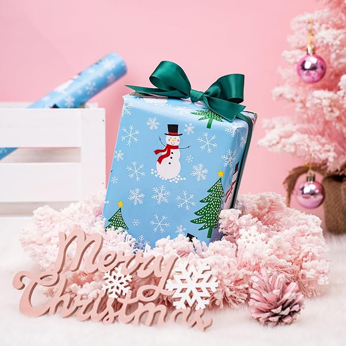 LeZakaa Christmas Wrapping Paper - Image 4
