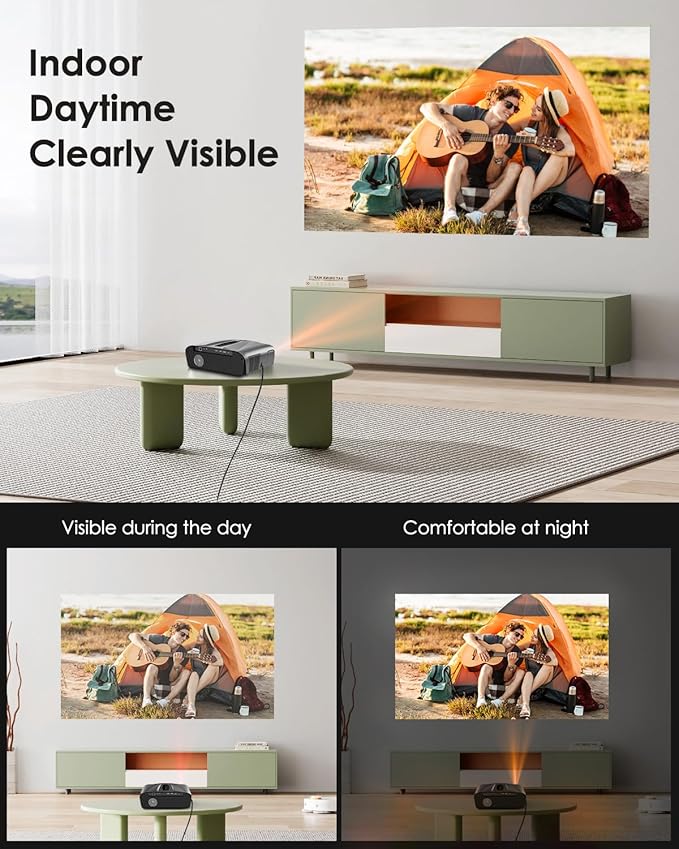 Daylight Projector 4K Ultra HD 2300 High ANSI Smart Home Theater - Image 2
