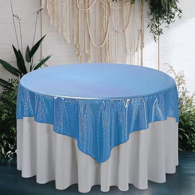 Fitable Sequin Tablecloth for Parties 60x60 Inch by Fitable