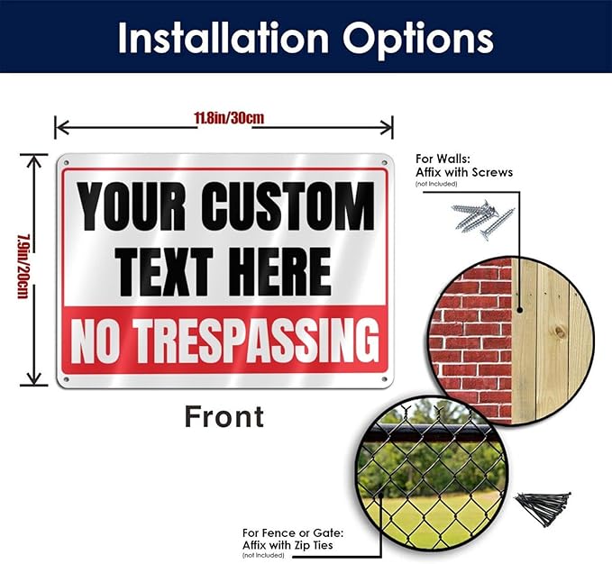 Custom Private Property No-Trespassing Signs - Image 6