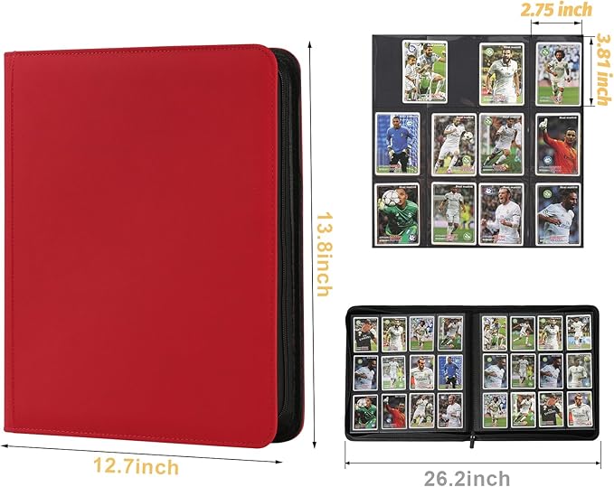Trading Card Binder 12 Pocket, 720 Pockets Card Binders, Card Collection Binder - Image 2