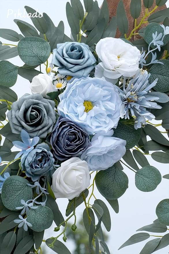 Faux Flower Swag Set of 2 for Wedding Welcome Signs Floral Swag Wedding - Image 6