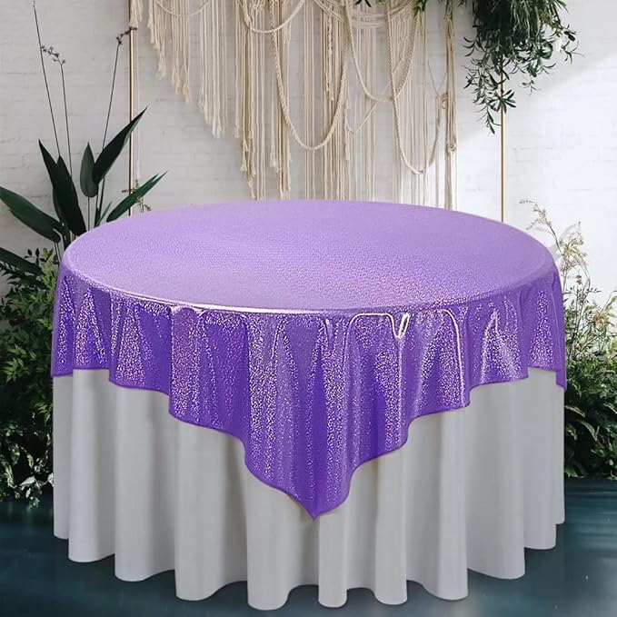 Fitable Sequin Tablecloth for Parties 54x54 Inch by Fitable
