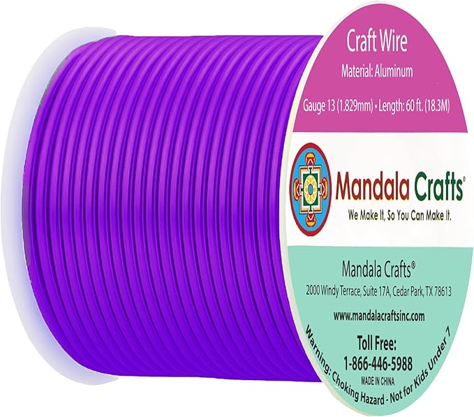Mandala Crafts 13 Gauge Anodized Aluminum Craft Wire - Image 2