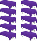 BRILLMAX 10 Pack Purple Tablecloths by BRILLMAX
