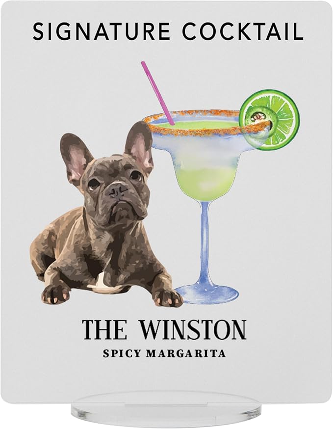 Pet Signature Drink Wedding Signs by Elation+Factory+Co.