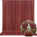 10 x 7 Feet Rust Backdrop Curtain by ZEBMOON