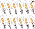 FLSNT B11 E12 LED Candelabra Bulbs 60W Equivalent, Dimmable LED Candle Light by FLSNT