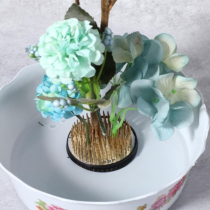 4/Set Flower Frog Japanese Ikebana Flower Arrangement Kenzan Kit, 2.4”Round - Image 6