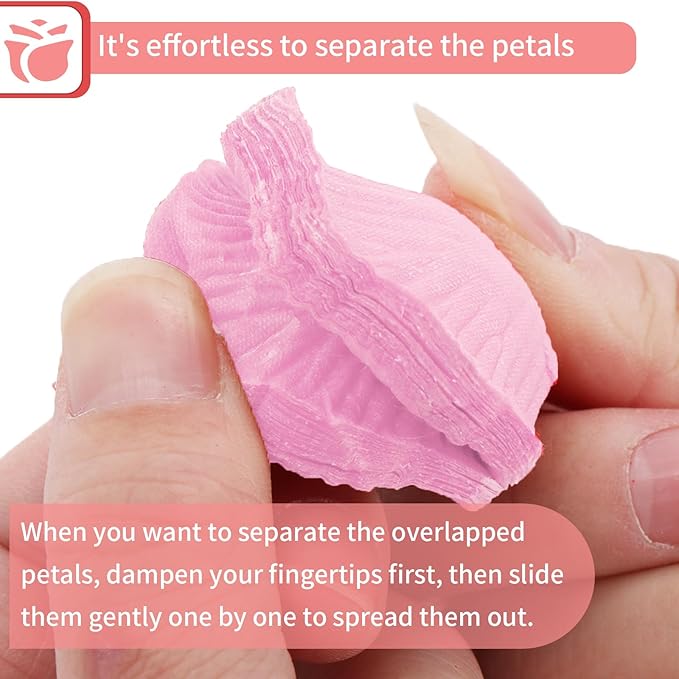 1000 Pcs Artificial Fake Rose Petals, Flower Petals - Image 4