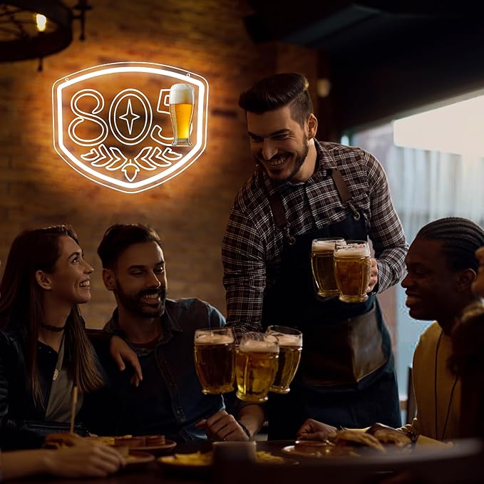 Beer Neon Sign for Wall Decor Beer Neon Lights Bar Led Sign for Man Cave Home - Image 6