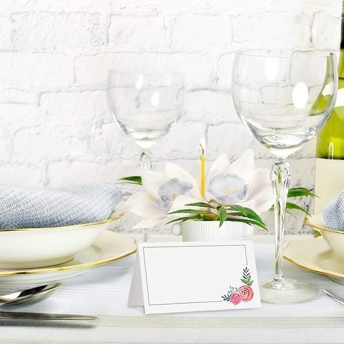 100Pcs Place Cards, Elegant Table Cards - Image 4