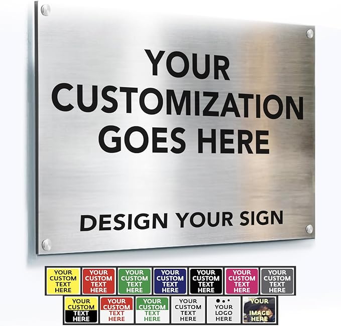 Custom Outdoor Metal Sign by SpeedyOrders