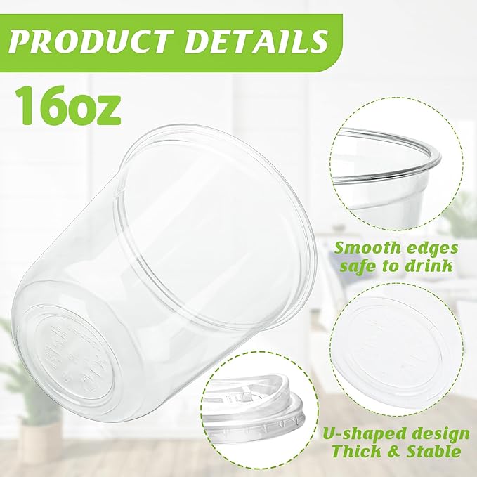 16oz Disposable Stemless Glasses - Image 3