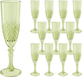 Plastic Champagne Flutes, for Weddings Bachelor Parties Toasting and Events by LEYIQUCHAMPAGNEWINEGLASSES