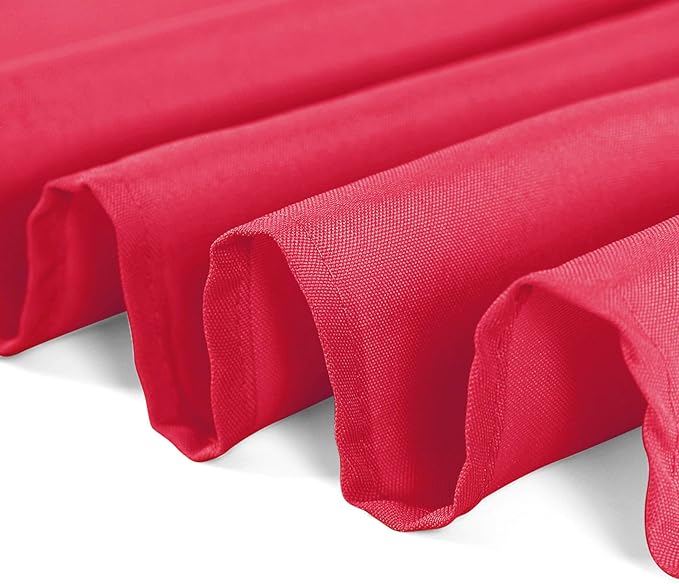 Cupuamon 120 inch Round Tablecloth Washable Polyester Table Cloth Decorative - Image 7