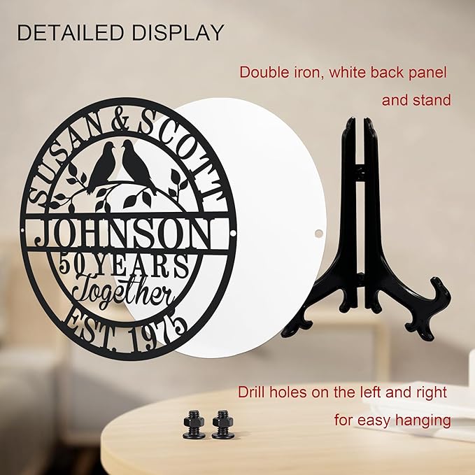 Personalized Christmas Gifts 2025 Best Housewarming Gifts Custom 50th or Any - Image 4