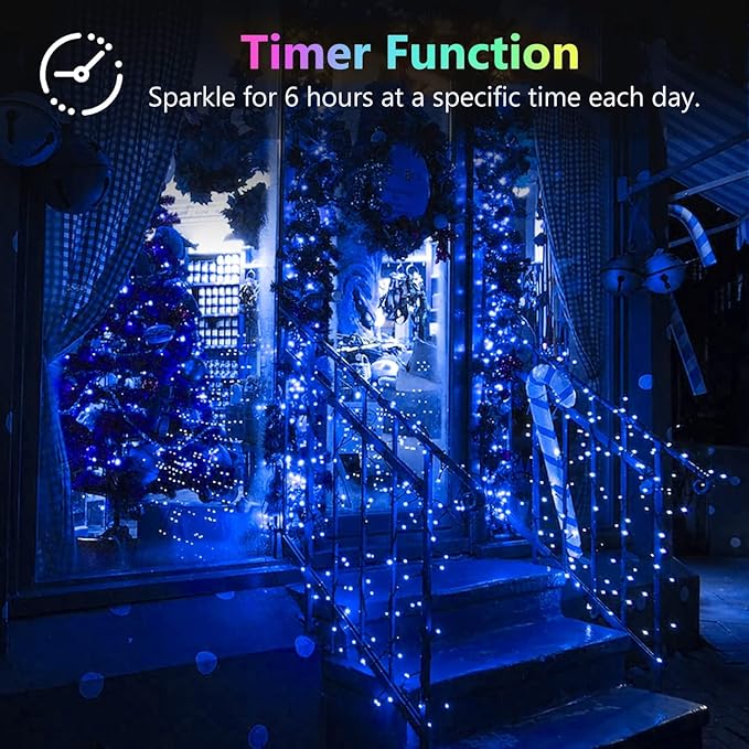 2 Pack Each 33Ft 100LED Battery Operated Fairy Lights - Image 3