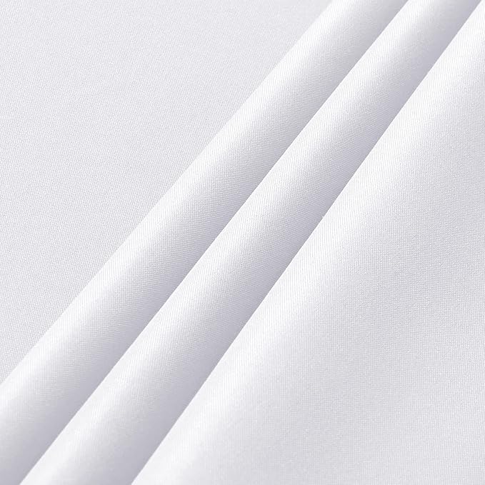 sancua 10 Pack White Tablecloth 60 x 102 Inch, Rectangle Table Cloth - Image 6