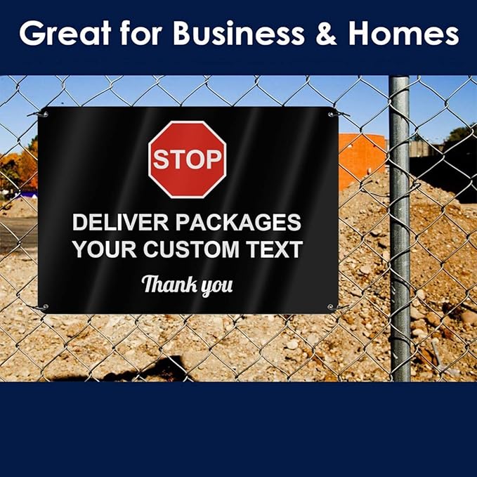 Custom Package Delivery Signs Outdoor - Image 2