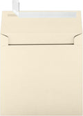 LUXPaper Square Invitation Envelopes | Peel & Press | 6 1/2" x 6 1/2" | Natural by LUXPaper