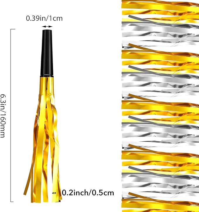 200 Pcs Party Blowers Noise Makers Party Horns Blowout Clappers Noisemakers - Image 3