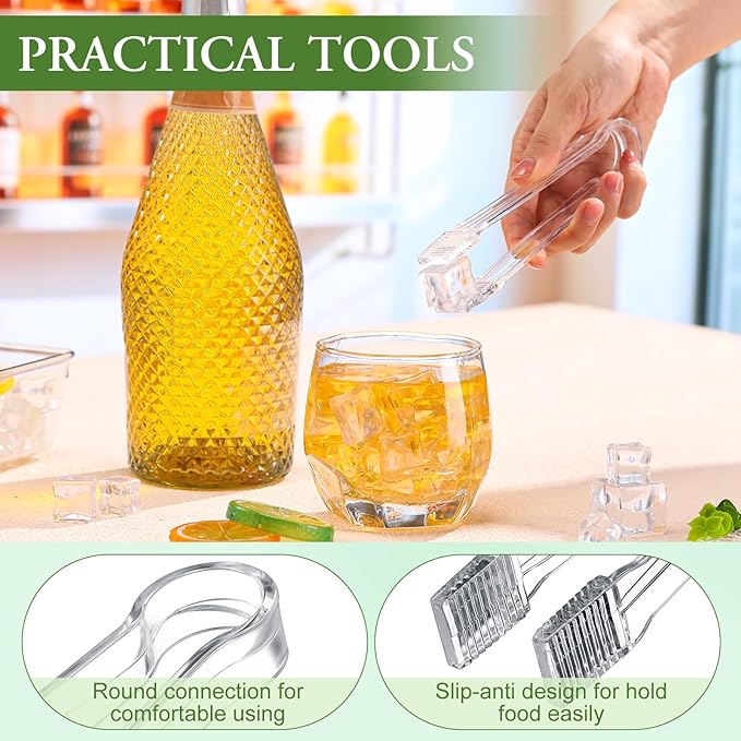 Roshtia 18 Pcs Plastic Serving Tongs Mini Kitchen Tongs Utility and Plastic - Image 4