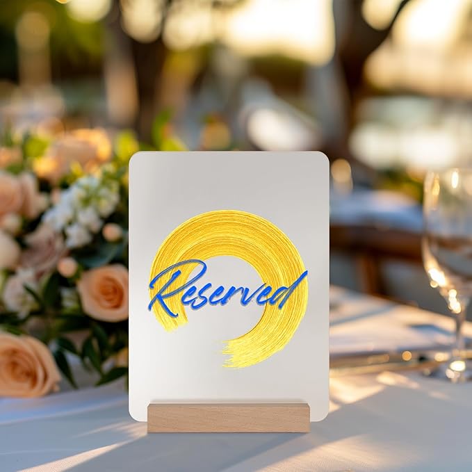 Frosted Blank Acrylic Sign - Image 7
